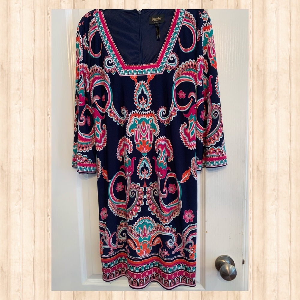 Laundry by Shelli Segal LA - Paisley Dress - Size 4 - Worn Once